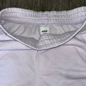 aerie sweatshorts lavender size small